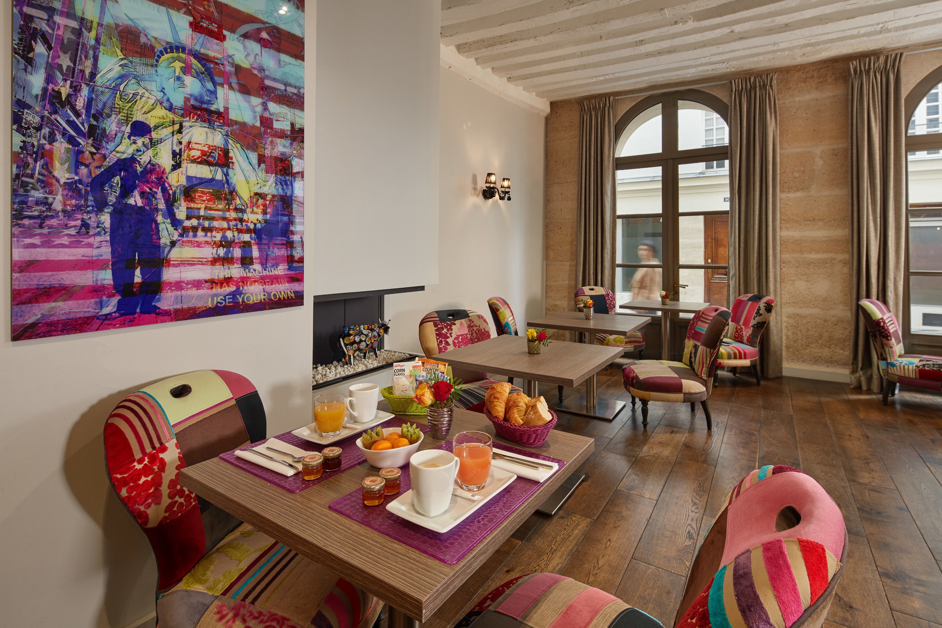 daily buffet breakfast (eur 11 per person)