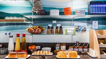Daily buffet breakfast (EUR 13 per person)