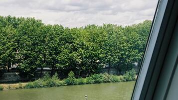 Uitzicht vanuit accommodatie