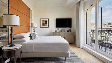 1 bedroom, premium bedding, down comforters, pillowtop beds