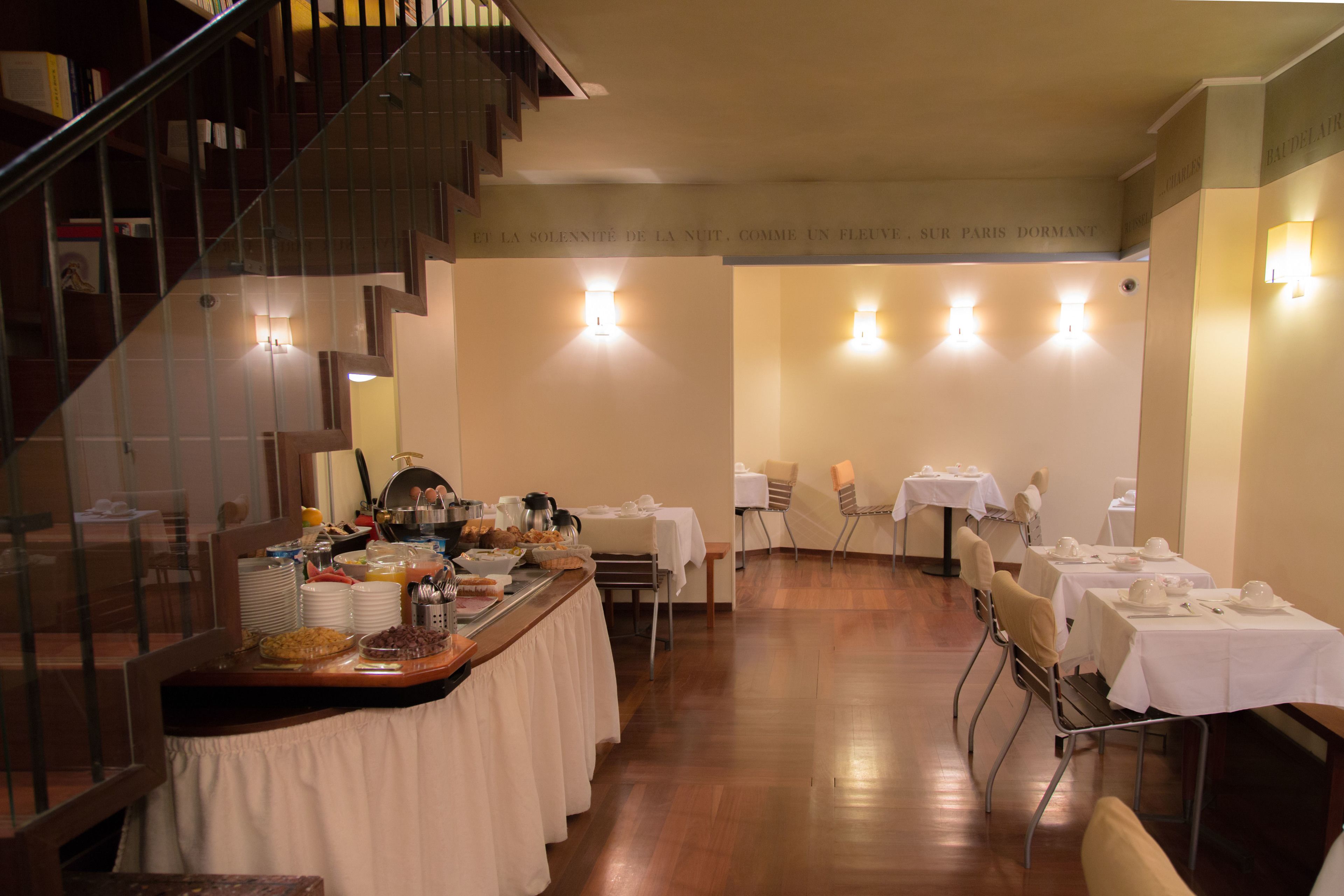 daily continental breakfast (eur 14 per person)