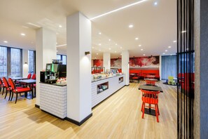 Daily buffet breakfast (EUR 14 per person)