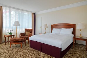 Premium bedding, pillow-top beds, in-room safe, desk