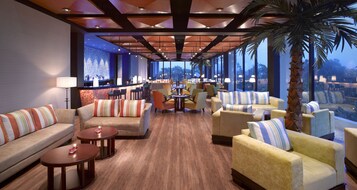 Wine bar, pool views, open daily