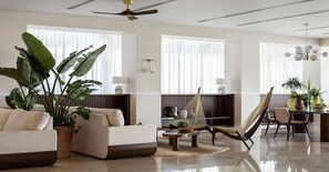 Sala de estar en el lobby