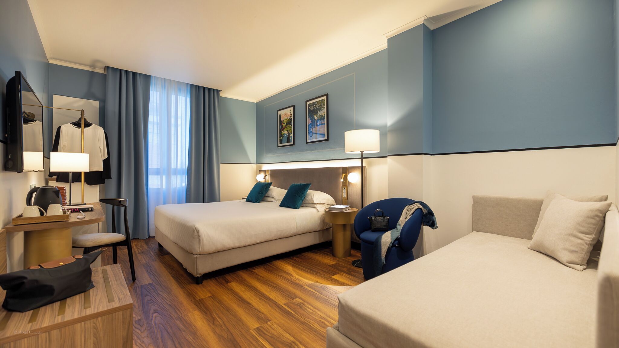 Down comforters, memory foam beds, minibar, in-room safe