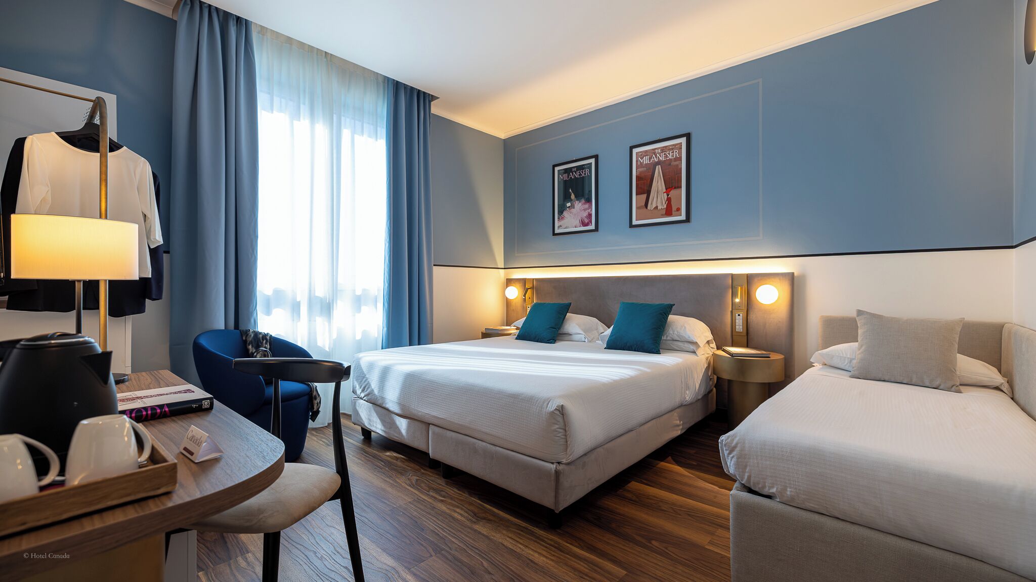 Deluxe Triple Room | Down comforters, memory foam beds, minibar, in-room safe