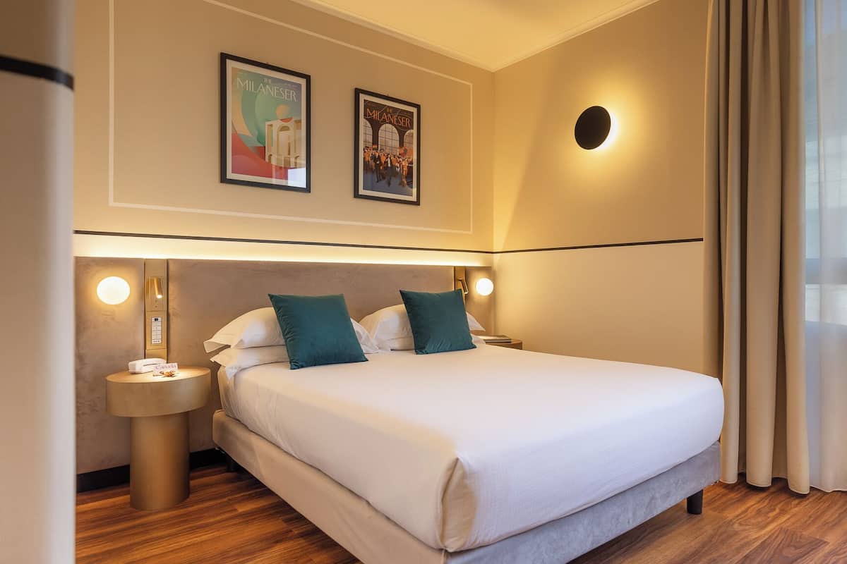 1 chambre, couette en duvet d'oie, matelas mémoire de forme, minibar