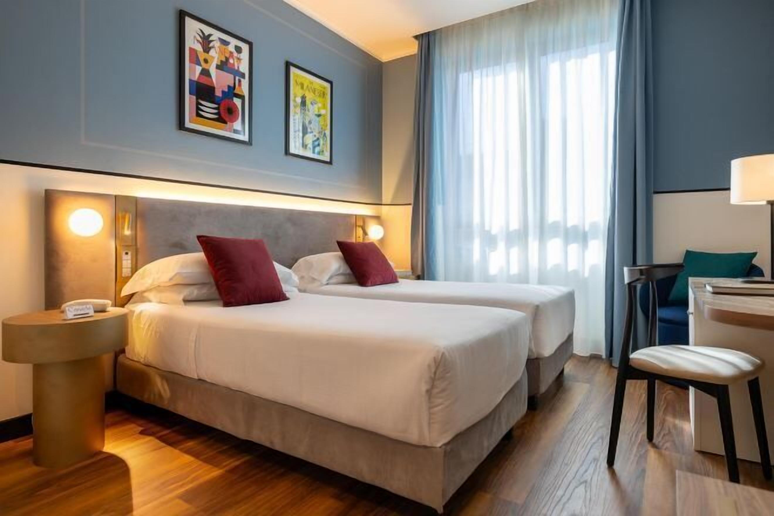 Down comforters, memory foam beds, minibar, in-room safe