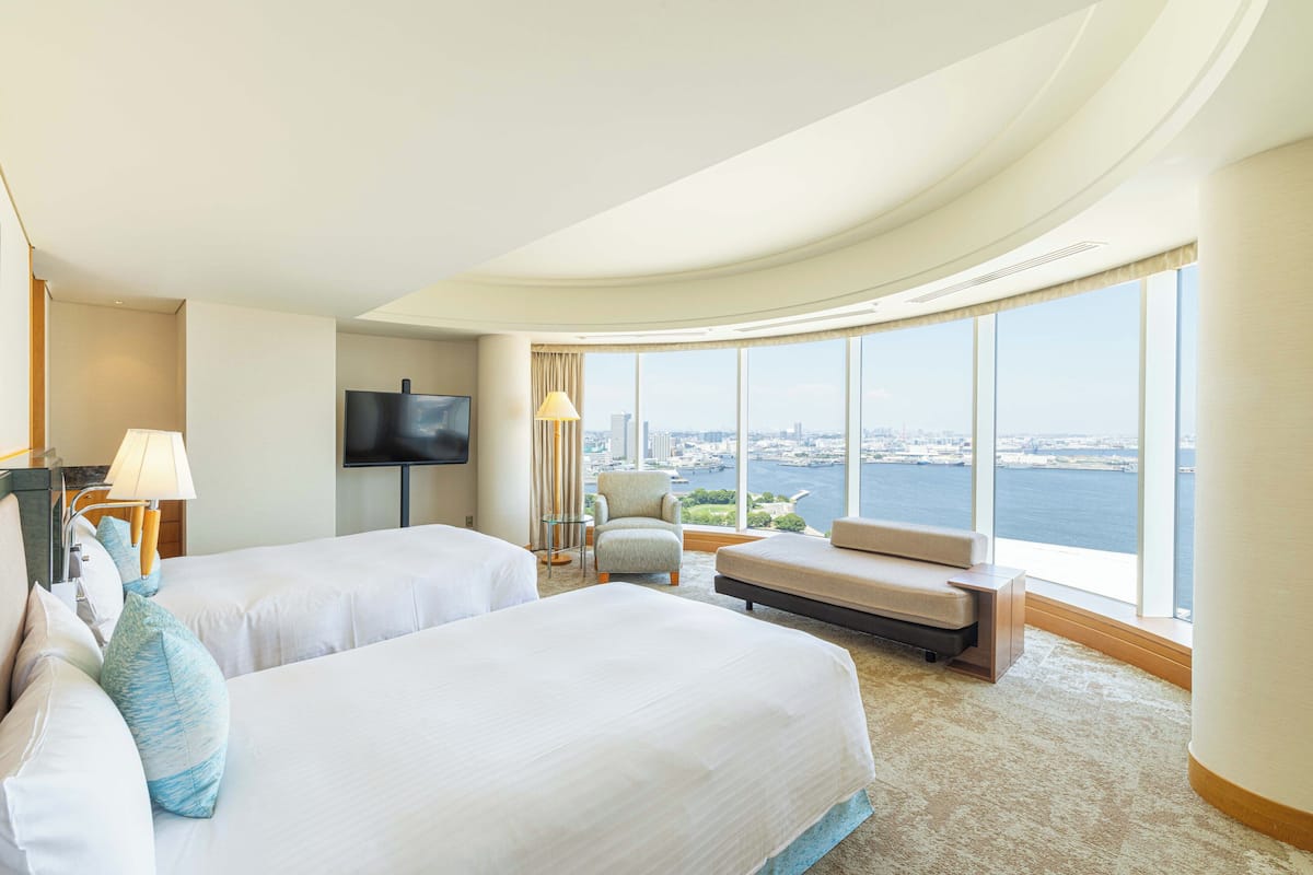 Suite majestueuse, non-fumeur, balcon (corner, Bay View,High Floor) | 1 chambre, couette en duvet, coffre-fort, bureau