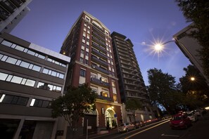 Front of property - evening/night