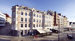 Façana frontal de l'allotjament