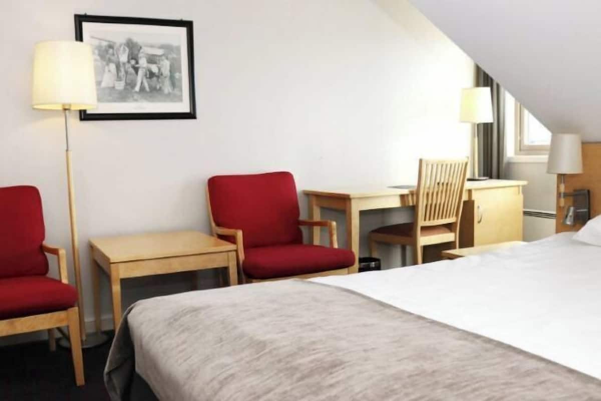 Pillow-top beds, in-room safe, desk, iron/ironing board