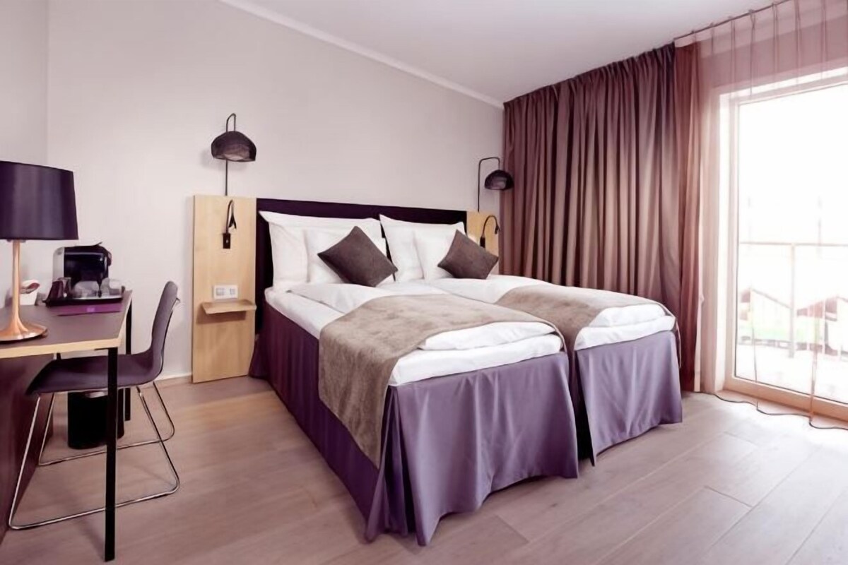 Pillowtop beds, in-room safe, desk, iron/ironing board