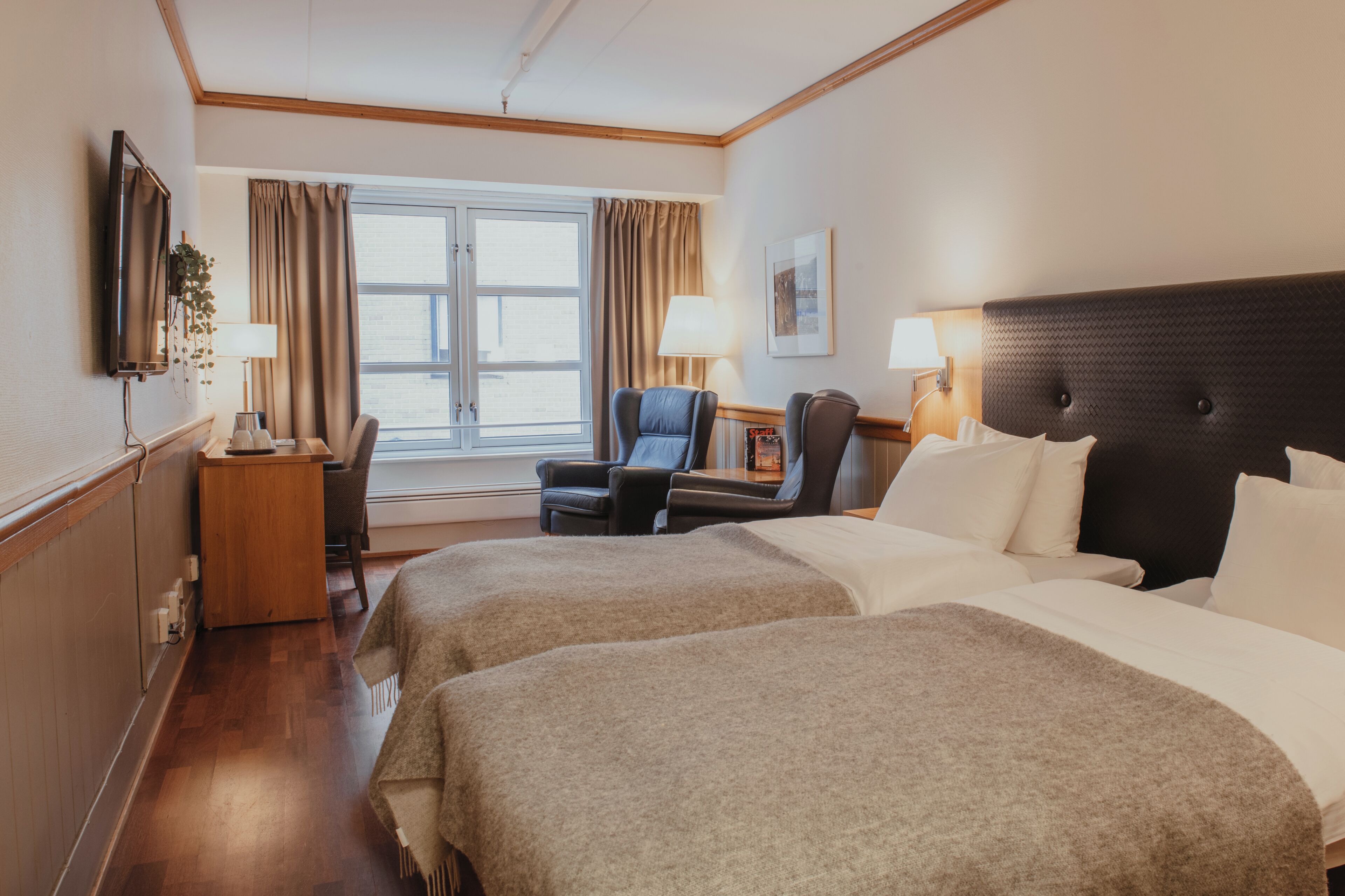 Standard Room, 2 Single Beds | Desk, laptop workspace, blackout curtains, free WiFi