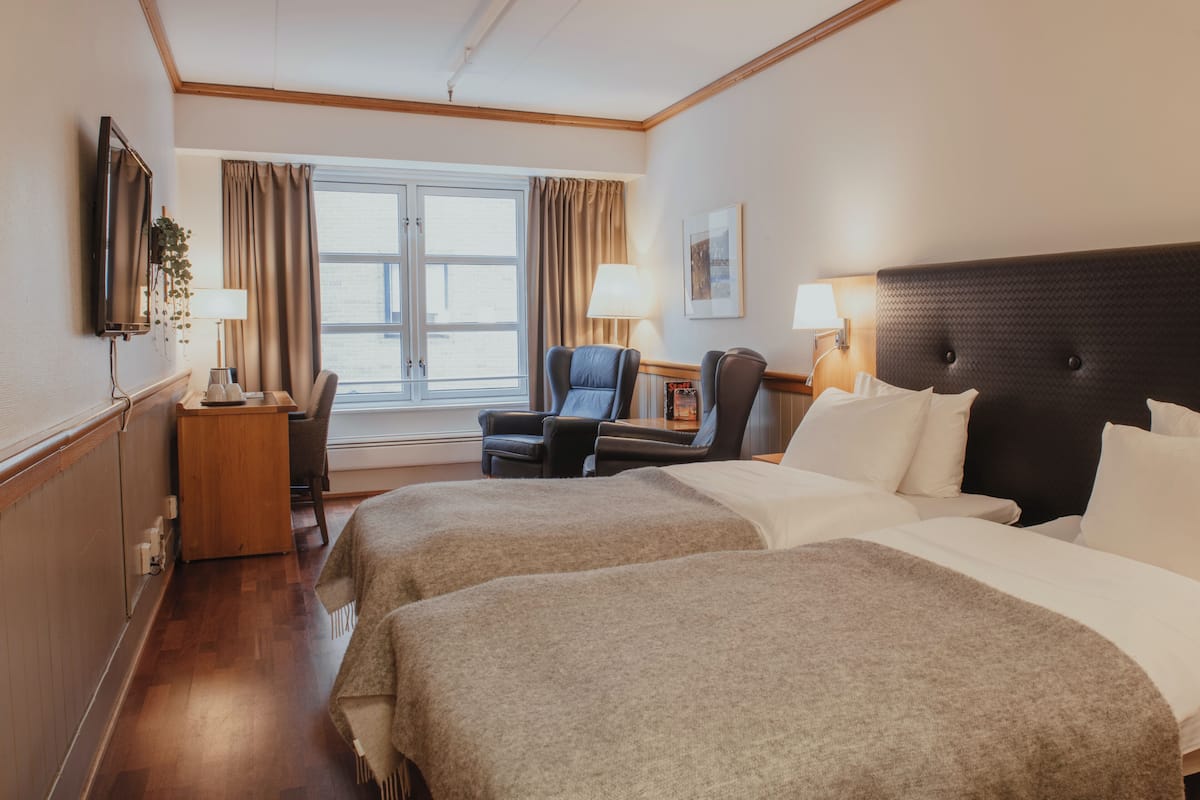 Standard Room, 2 Single Beds | Desk, laptop workspace, blackout curtains, free WiFi