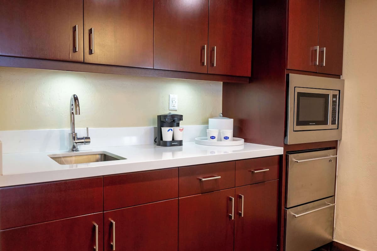 premium suite, 2 queen beds | 1 bedroom, in-room safe, desk, soundproofing