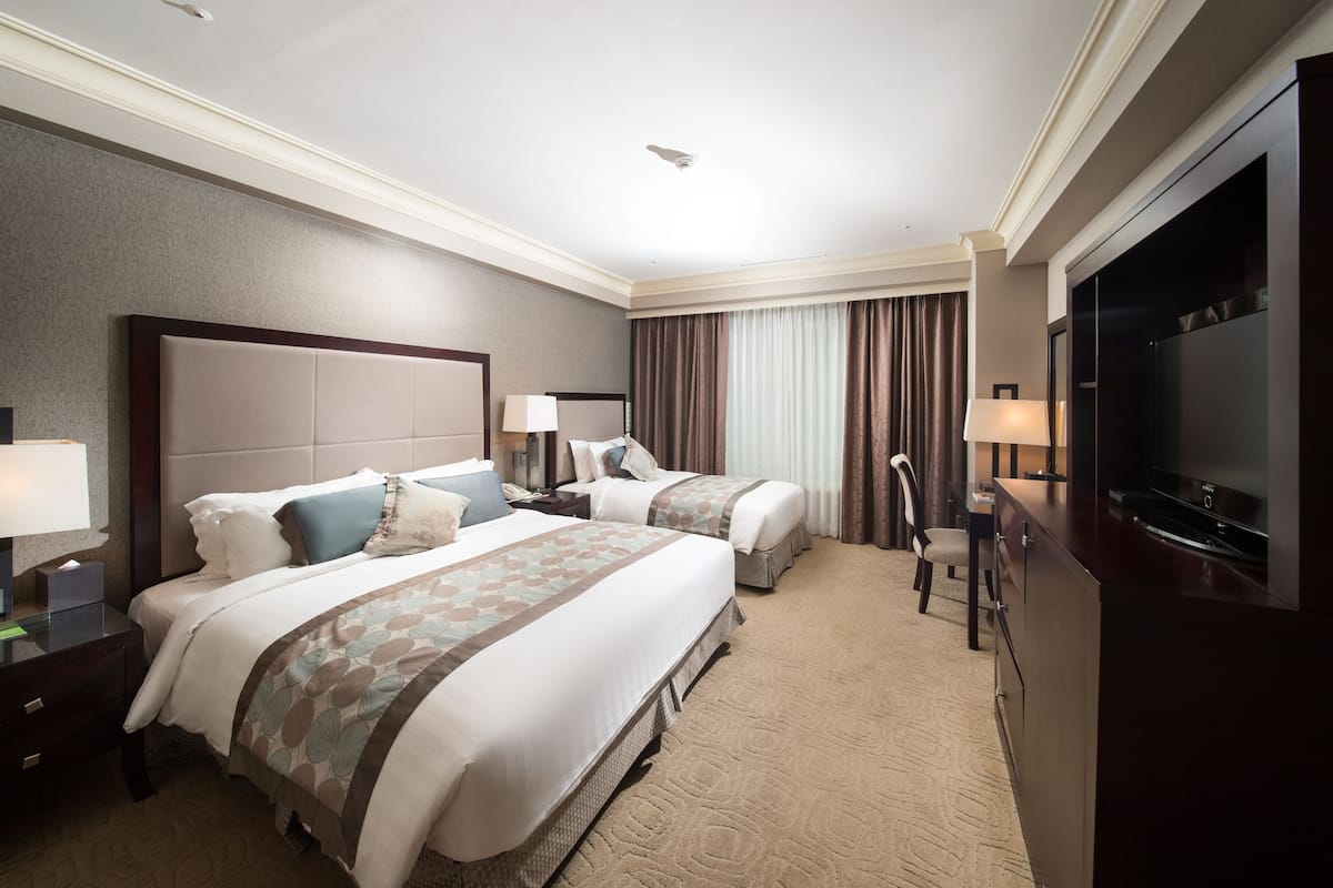 Familien-Zweibettzimmer (Deluxe) | 1 Schlafzimmer, hochwertige Bettwaren, Daunenbettdecken, Minibar