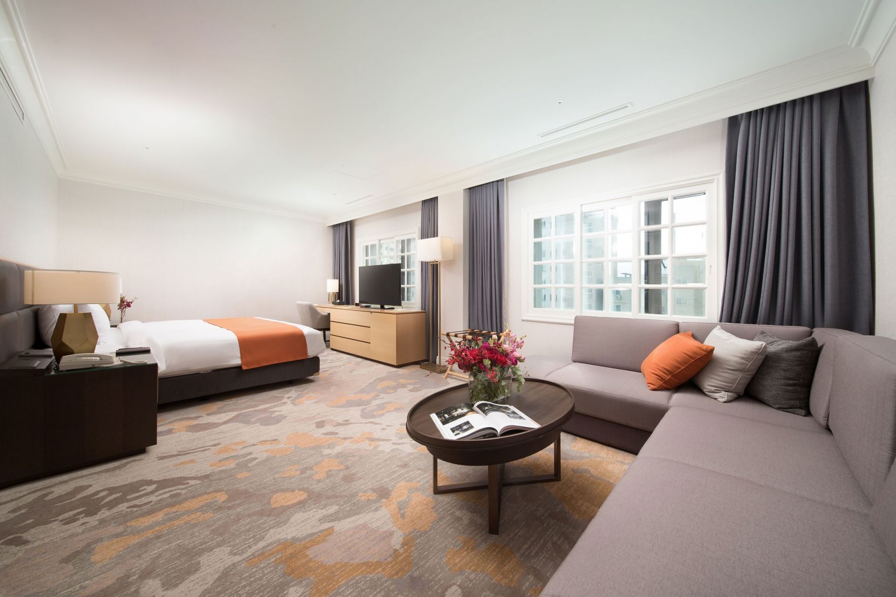 Literie de qualité, couette en duvet, minibar, coffre-fort