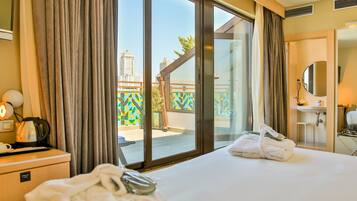 Kahden hengen huone, terassi (Jacuzzi) | Parveke