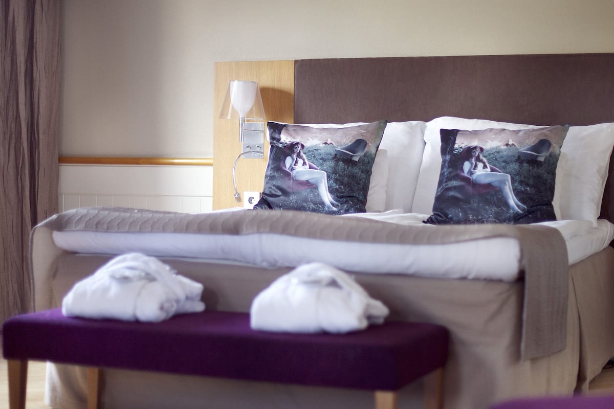 deluxe double room, 1 double bed with sofa bed, non smoking | desk, iron/ironing board, cots/infant beds, wifi