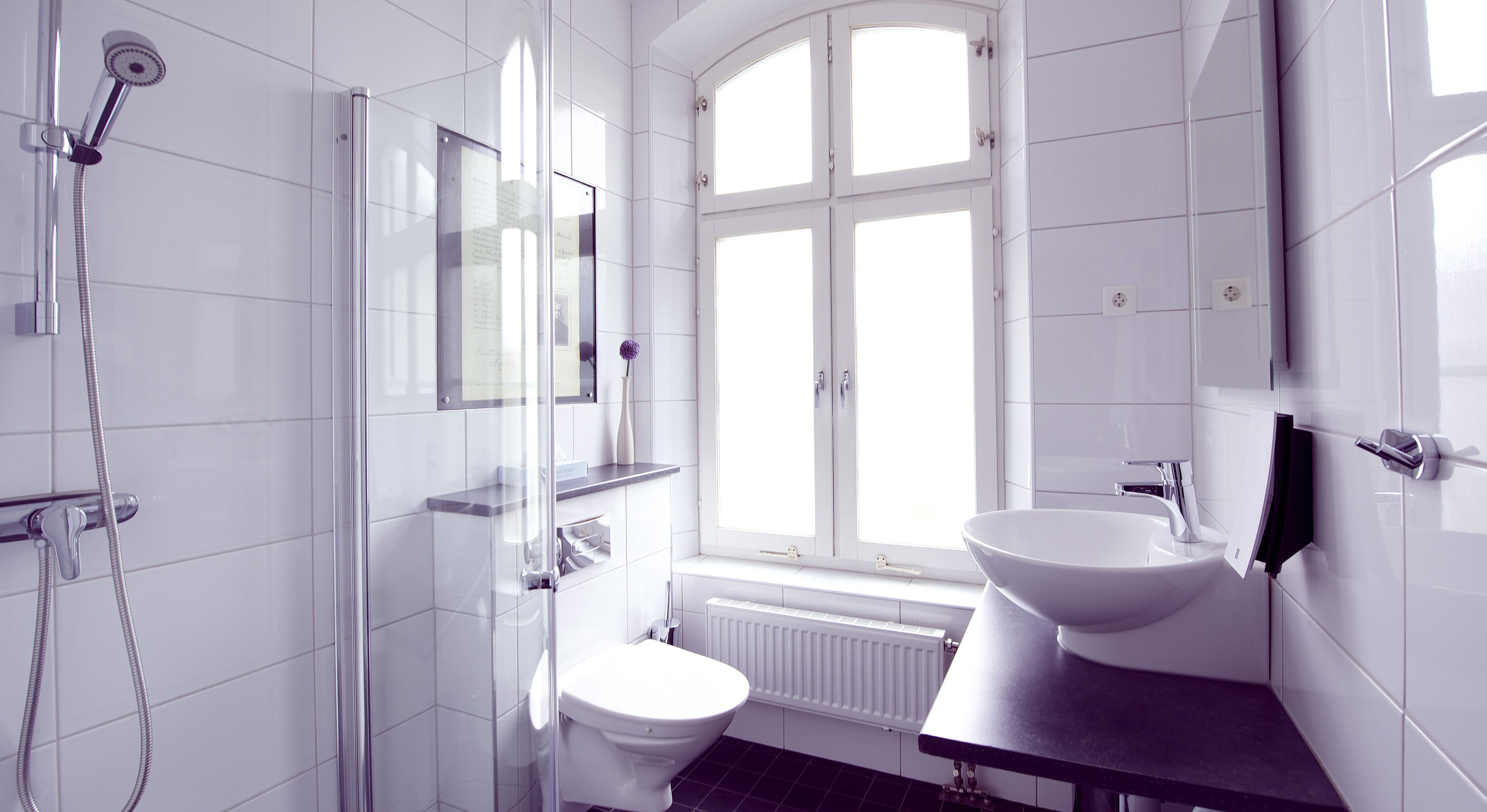 room, 1 double bed (compact) | bathroom | hair dryer, towels