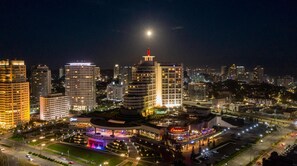 Façade de l’hébergement  – soirée/nuit