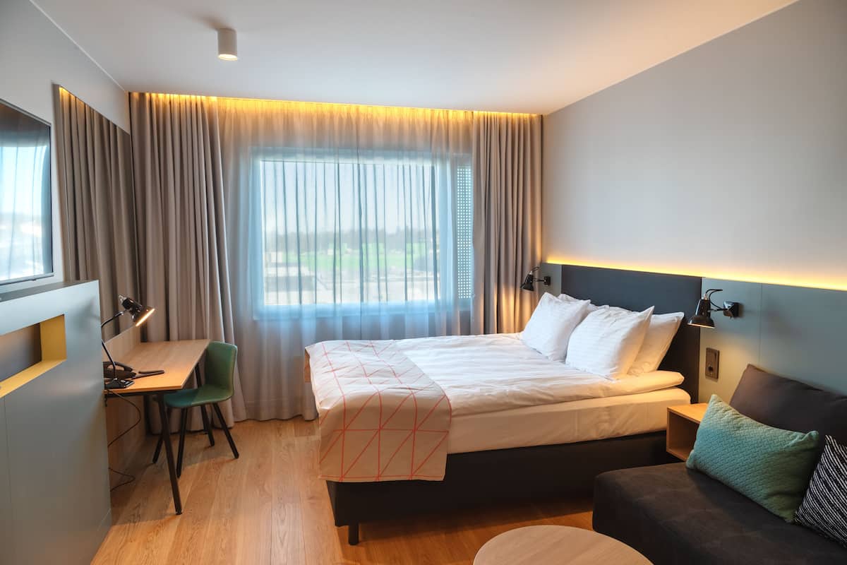 Minibar, in-room safe, desk, blackout drapes