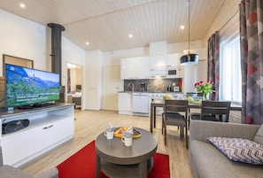 Apartment, Sauna (Holiday Home 5 Annex 50m2) | Desk, iron/ironing board, free WiFi, bed sheets