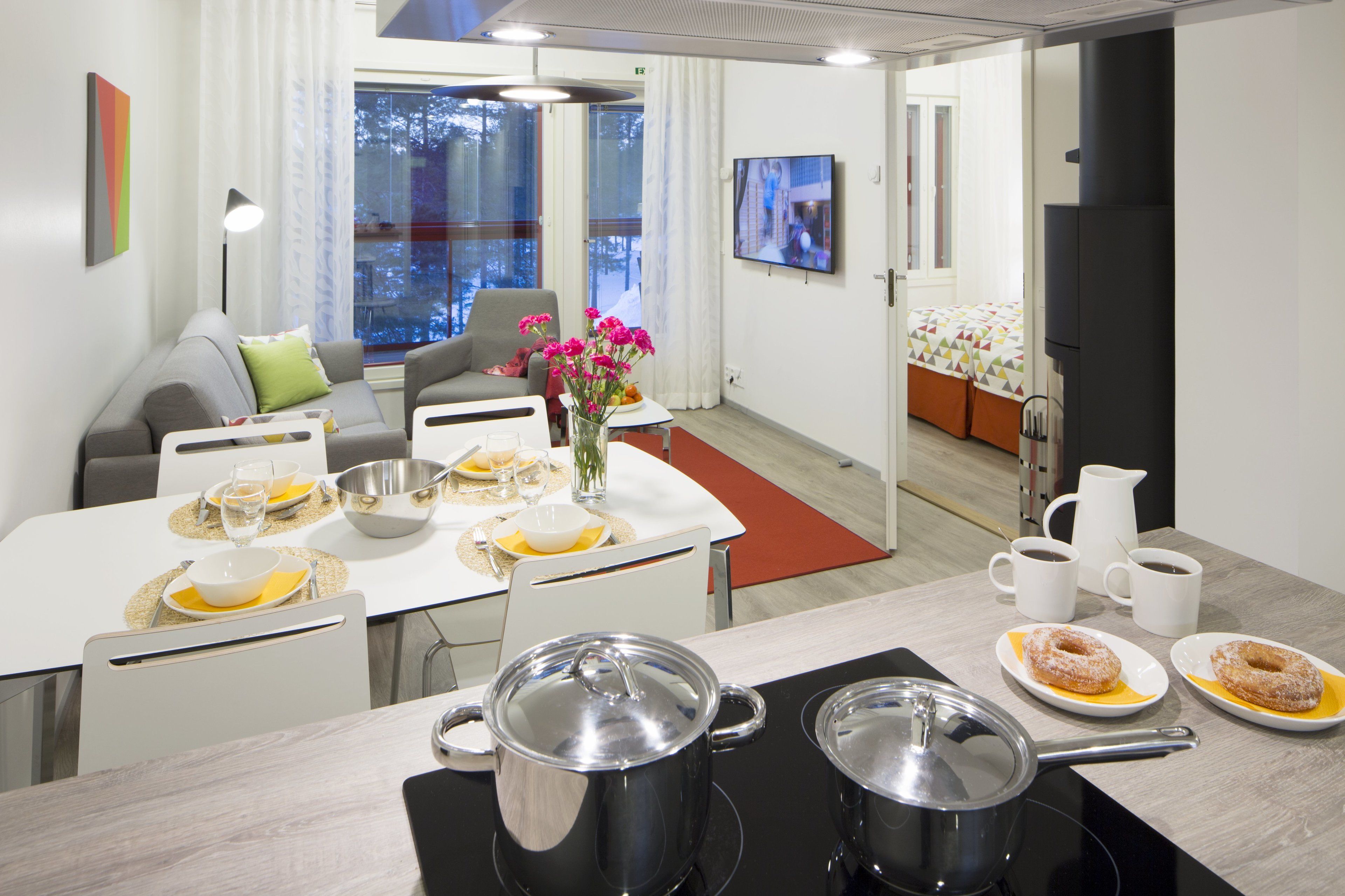 Apartment, 2 Bedrooms, Sauna (1 Annex 53m2) | Desk, iron/ironing board, free WiFi, bed sheets