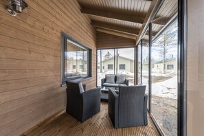 Lejlighed - sauna (Holiday Home  5 Annex  50m2) | Skrivebord, strygejern/strygebræt, gratis Wi-Fi, sengetøj