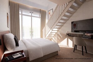Habitación Premium, 2 camas individuales, balcón | Minibar, caja de seguridad en la habitación y escritorio 
