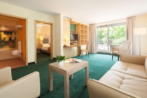 Minibar, in-room safe, desk, blackout curtains