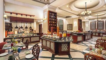 Breakfast, lunch served; local and international cuisine, garden views