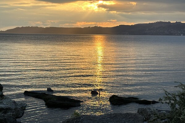 Nær stranden