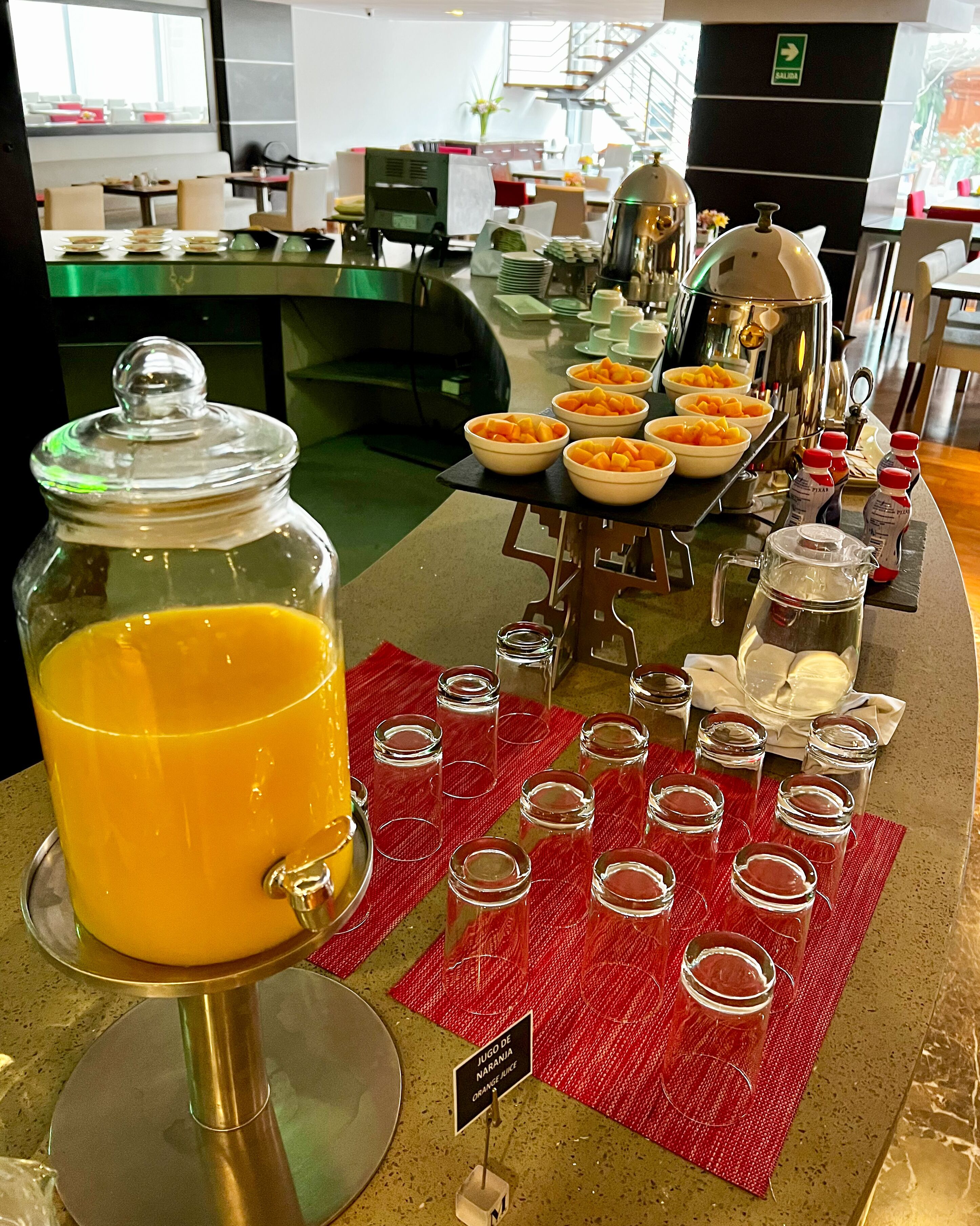 Daily continental breakfast (USD 16 per person)