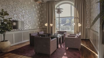 Sitteområde i lobbyen