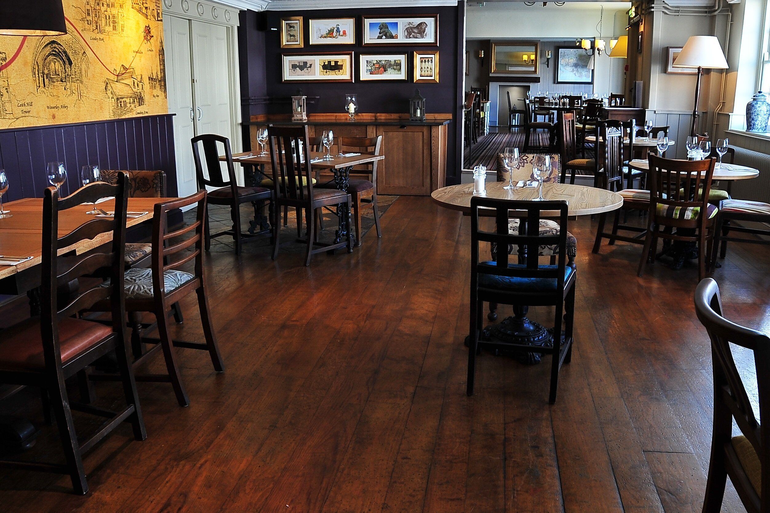 breakfast, lunch, dinner served; modern european cuisine