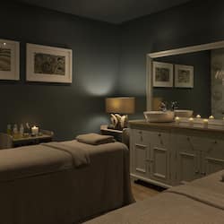 Steam room, body treatments, hot stone massages, deep-tissue massages