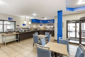 Free daily self-service breakfast