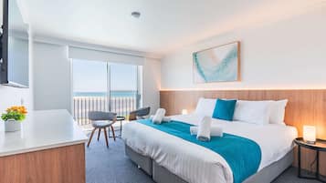 SBR Premium Ocean view King Room | 2 bedrooms, desk, laptop workspace, iron/ironing board