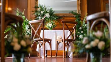 Indoor wedding