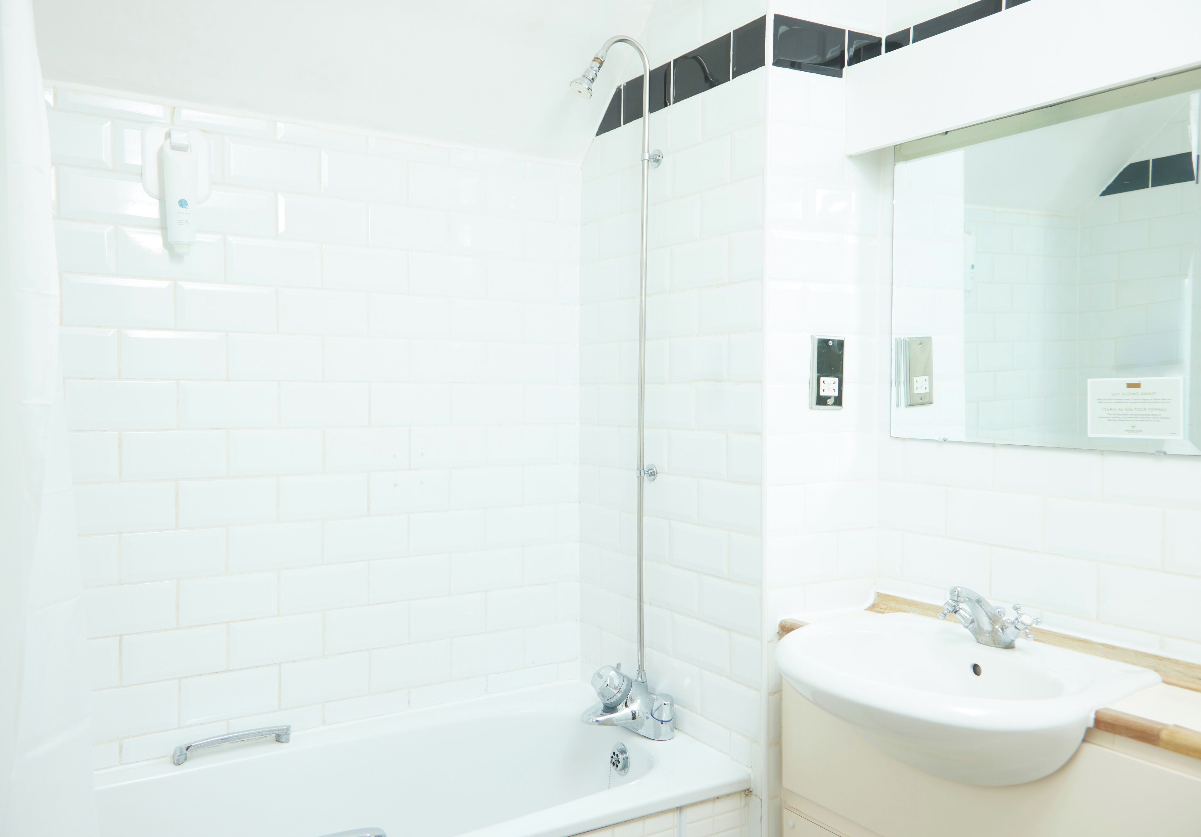 superior room | bathroom | hair dryer, towels