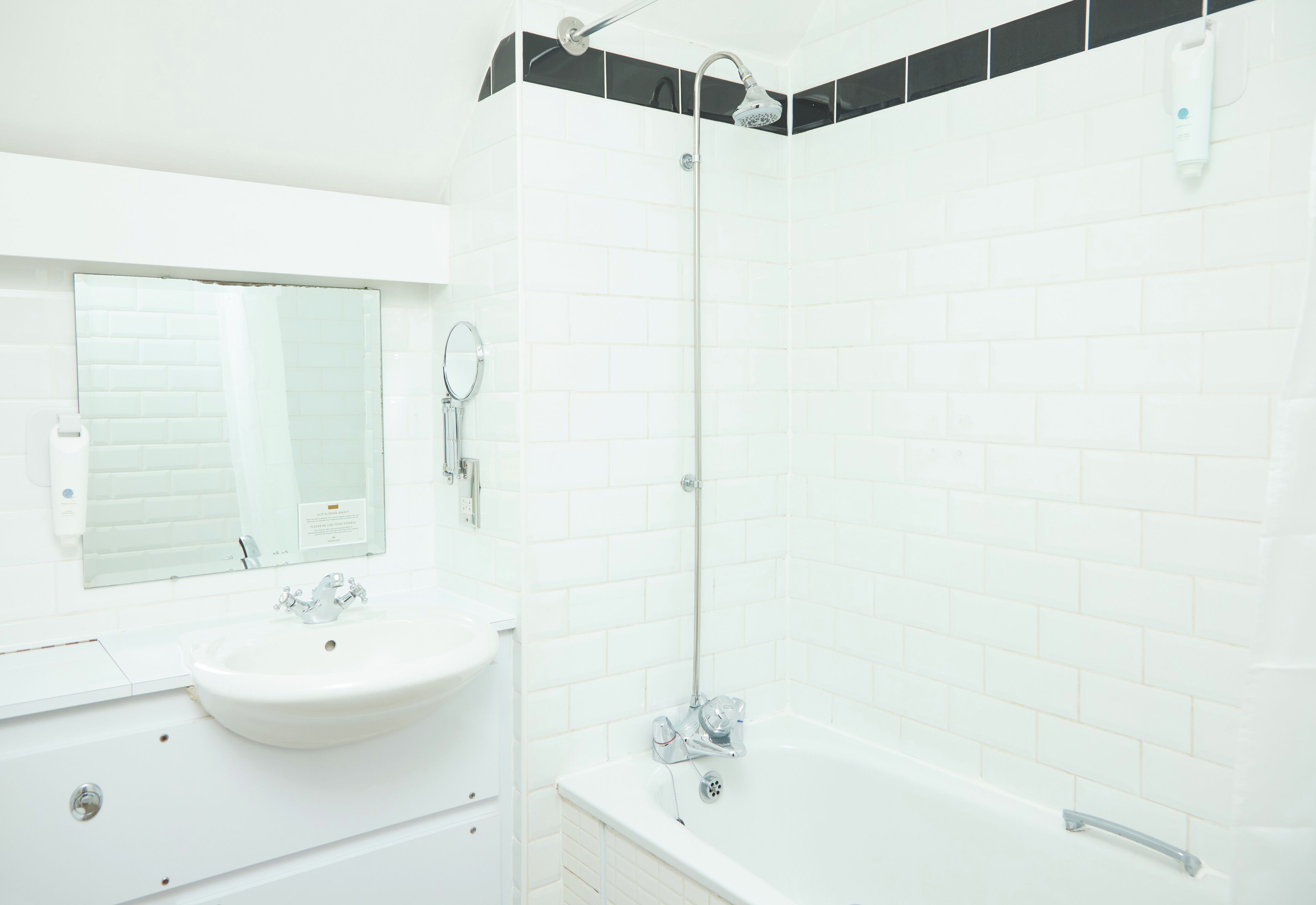 double room | bathroom | hair dryer, towels