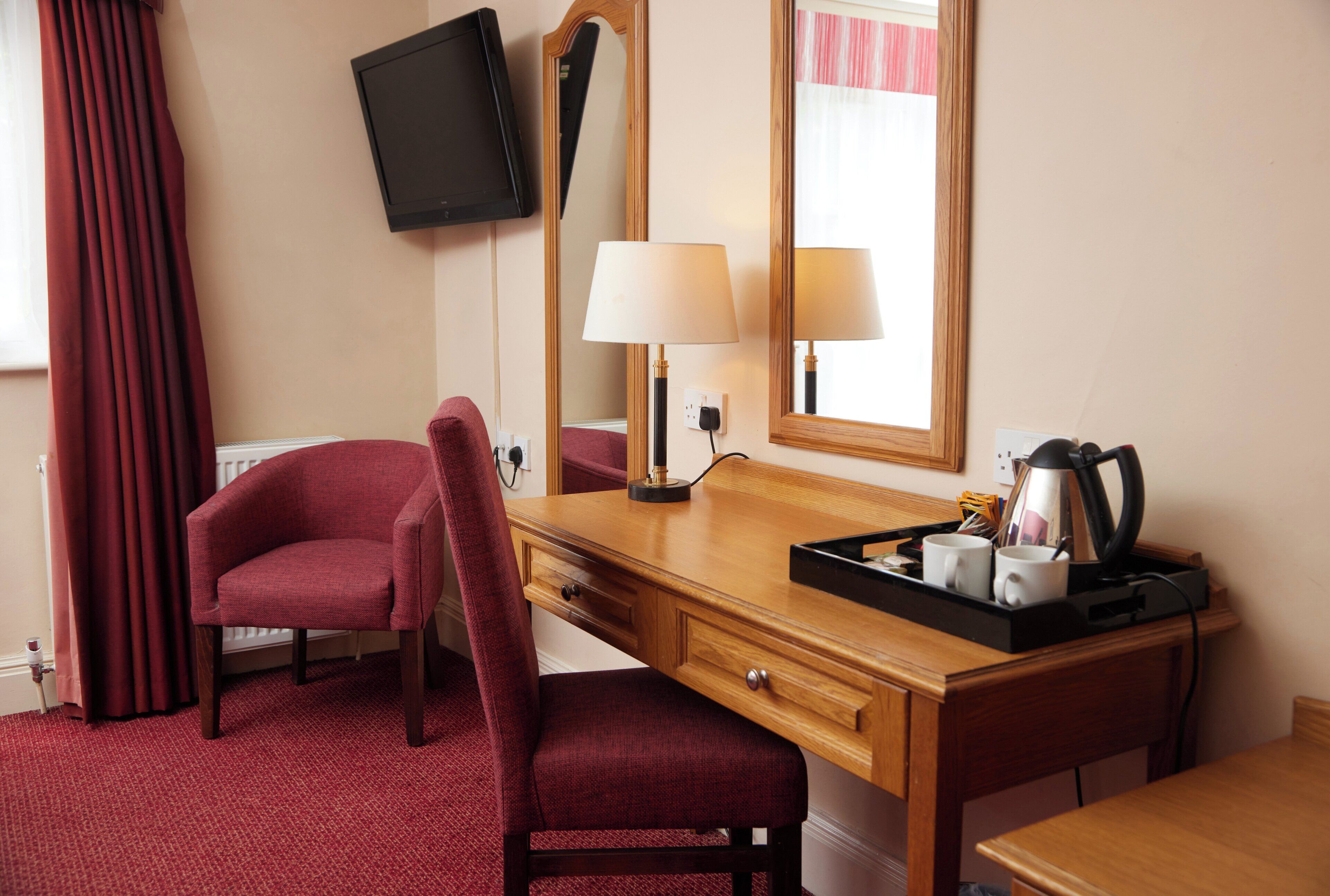 desk, iron/ironing board, free wifi, bed sheets