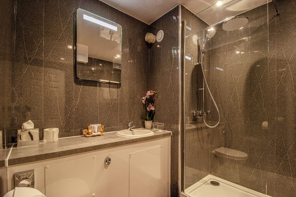 suite | bathroom | free toiletries, hair dryer, towels, soap