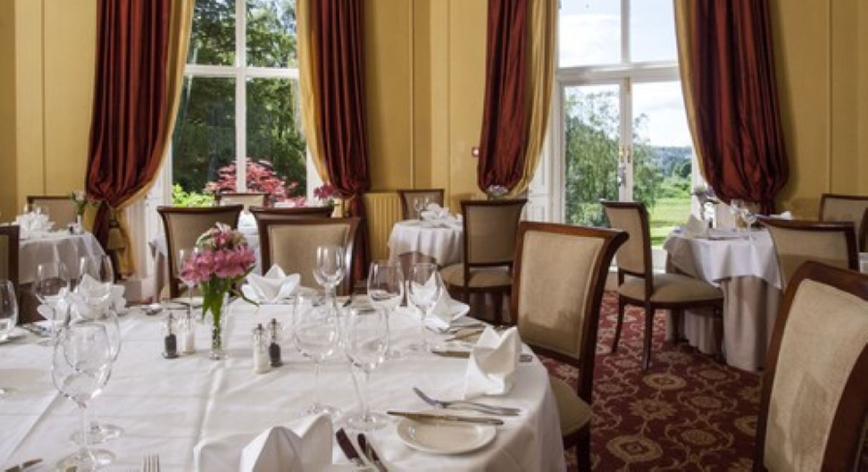 breakfast, lunch, dinner served; garden views