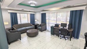 Lobby sitting area
