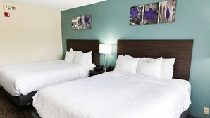 Hypo-allergenic bedding available, blackout drapes, iron/ironing board