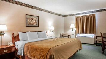 Premium bedding, desk, soundproofing, iron/ironing board